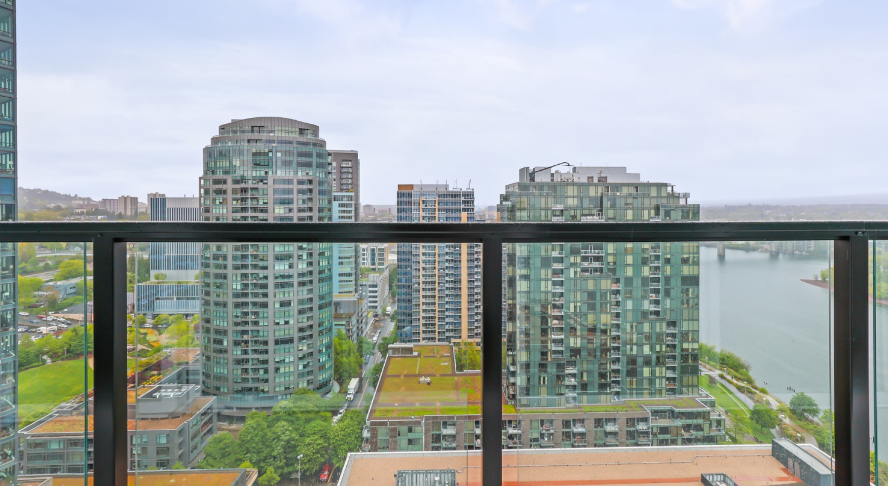 a balcony with a view