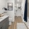 Spacious, well-lit bathroom