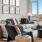 Large windows with scenic views