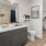 Large bathroom with walk-in closet